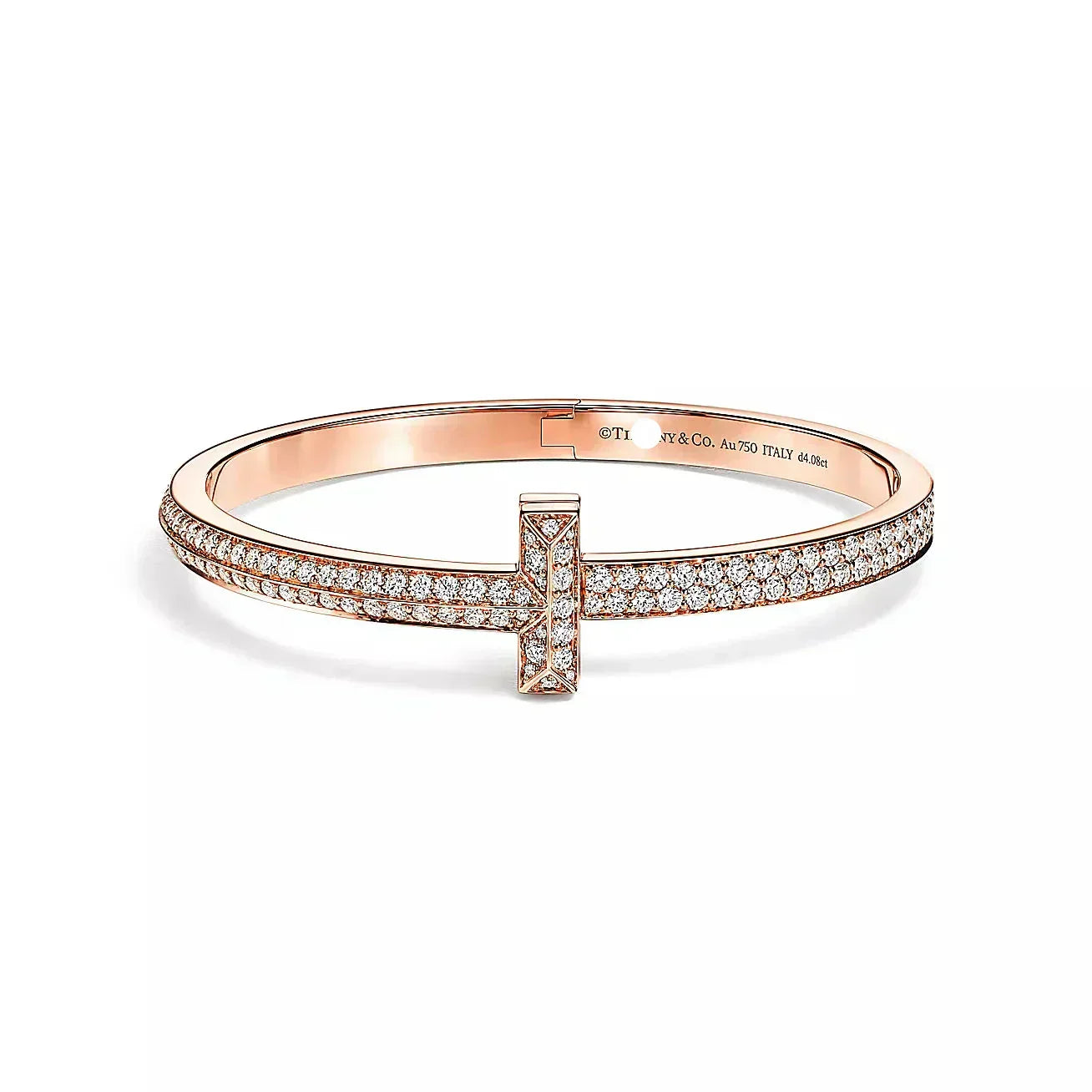 Tiffany Wide Hinged Bangle Bracelet